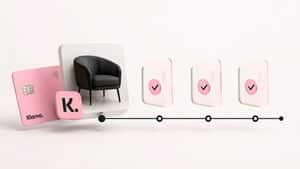 Rappresentazione di un acquisto con pagamento flessibile tramite Klarna