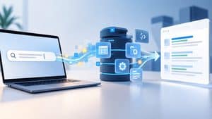 Query digitale elaborata da un sistema per produrre un risultato