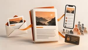 Rappresentazione editoriale di Substack come sistema integrato per pubblicazione web, newsletter, app e abbonamenti