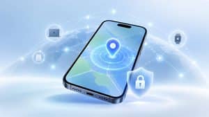 iPhone localizzato tramite la rete Dov’è con segnale di posizione e protezione del dispositivo
