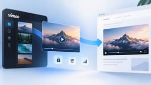 Home 9 Video gestito su Vimeo e distribuito attraverso un player incorporato in un sito web