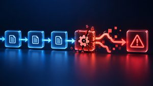 Home 7 Bug informatico rappresentato come un difetto che interrompe il flusso di esecuzione del software