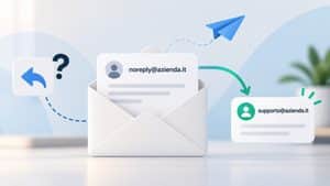 Home 8 Email da noreply@azienda.it con risposta instradata verso supporto@azienda.it