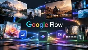 Home 7 Google Flow come studio creativo AI per immagini e video