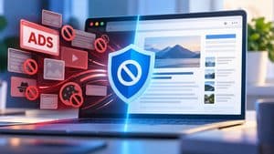 Home 8 Ad blocker che filtra pubblicità e tracker durante la navigazione web