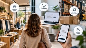 Home 7 Percorso commerciale con negozio fisico, ecommerce, vendita all’ingrosso e cliente finale