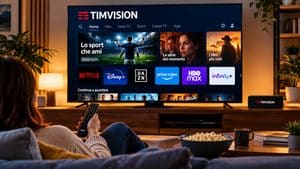 Home 7 TIMVISION su TV con film, serie, sport e servizi streaming partner