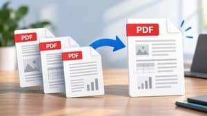 Più documenti PDF vengono uniti in un unico file
